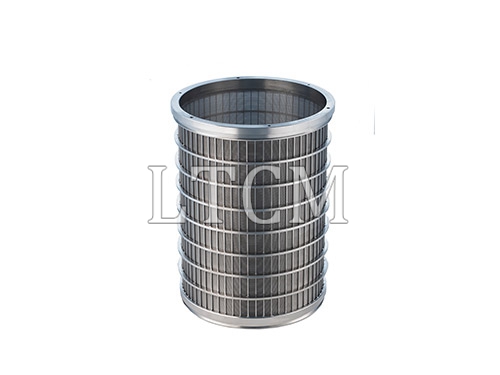 External flow coating screen
